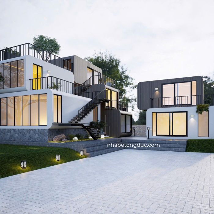 biệt thự sân vườn chị Mai