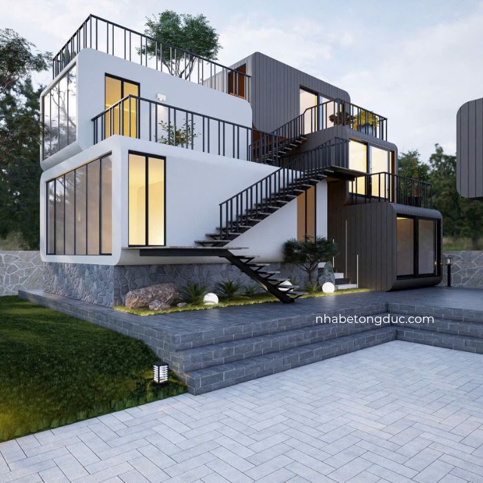 biệt thự sân vườn chị Mai