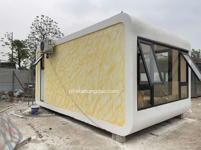 khung nhà bê tông module 