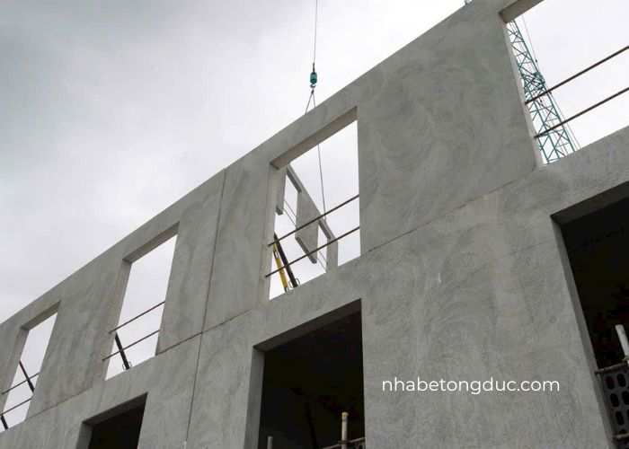 nhà bê tông đúc lắp ghép 