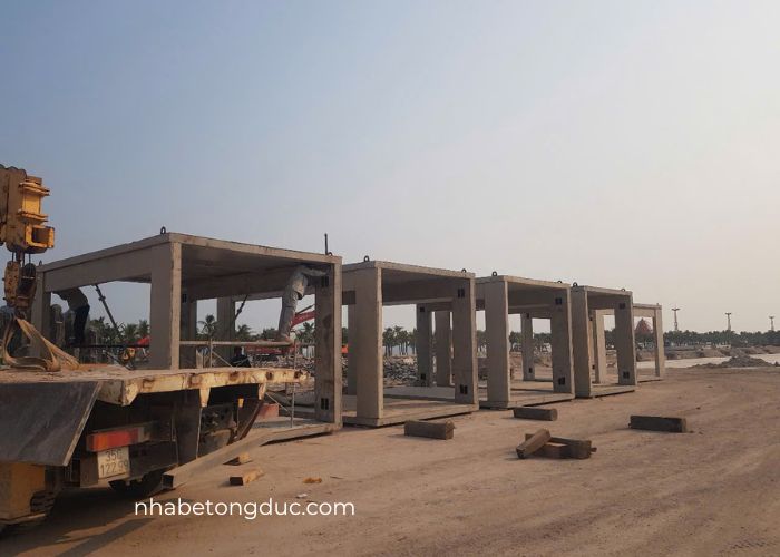 nhà bê tông đúc sẵn