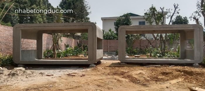 nhà bê tông đúc sẵn 