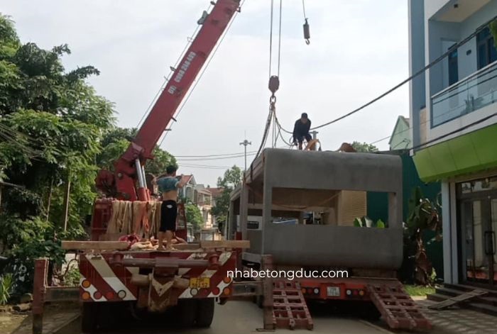 nhà đúc bê tông module