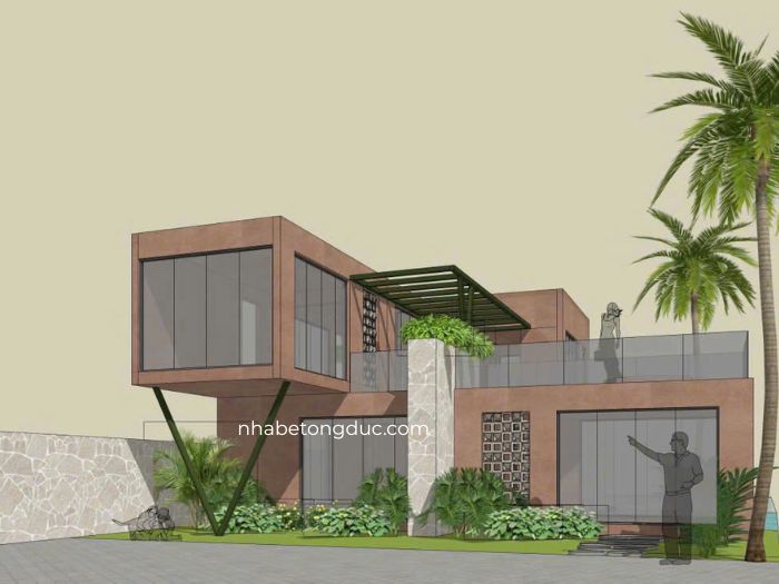 nhà module 2 tầng
