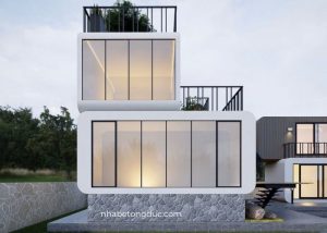 nhà module bê tông đúc