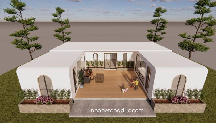 nhà module bê tông đúc sẵn 