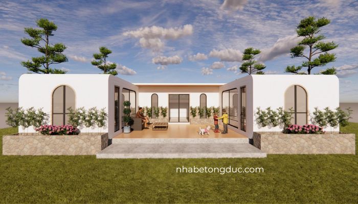 nhà module bê tông đúc sẵn 