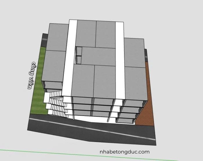 nhà bê tông đúc sẵn 