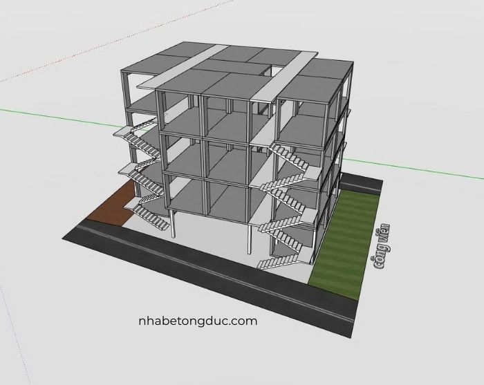 nhà bê tông đúc sẵn 