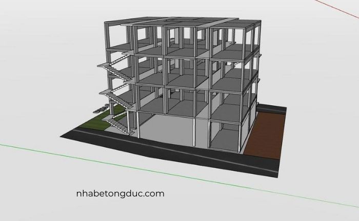 nhà bê tông đúc sẵn 