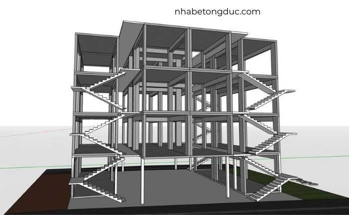 nhà bê tông đúc sẵn 