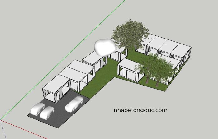 module nhà bê tông đúc sẵn nguyên khối
