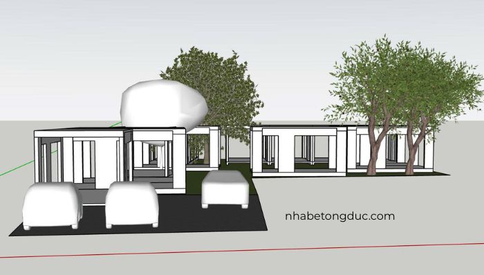module nhà bê tông đúc sẵn nguyên khối
